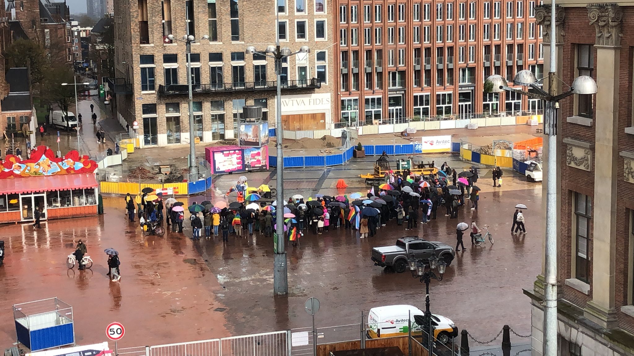 Manifestatie van boven.